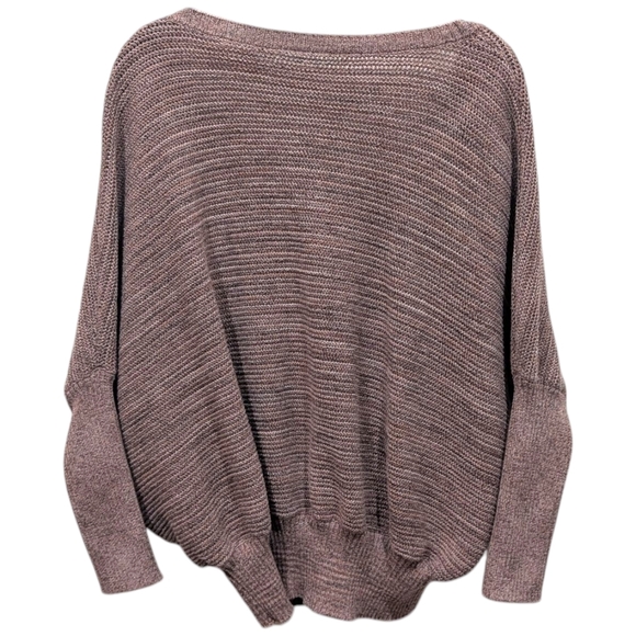 Prana Women's Cloud Blush Deep V Back Coronet Sweater Travel Slouchy (M) - Picture 3 of 8